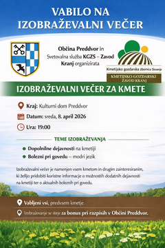 vabilo na izobraževalni večer